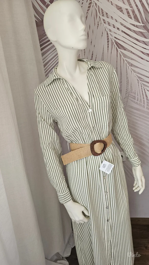 NOVA ZARA Midi letnja haljina sa kaišem