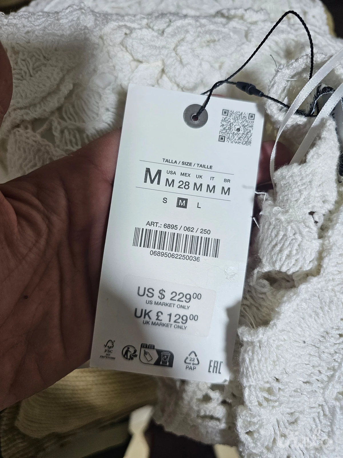 Nova Zara haljina M velicina