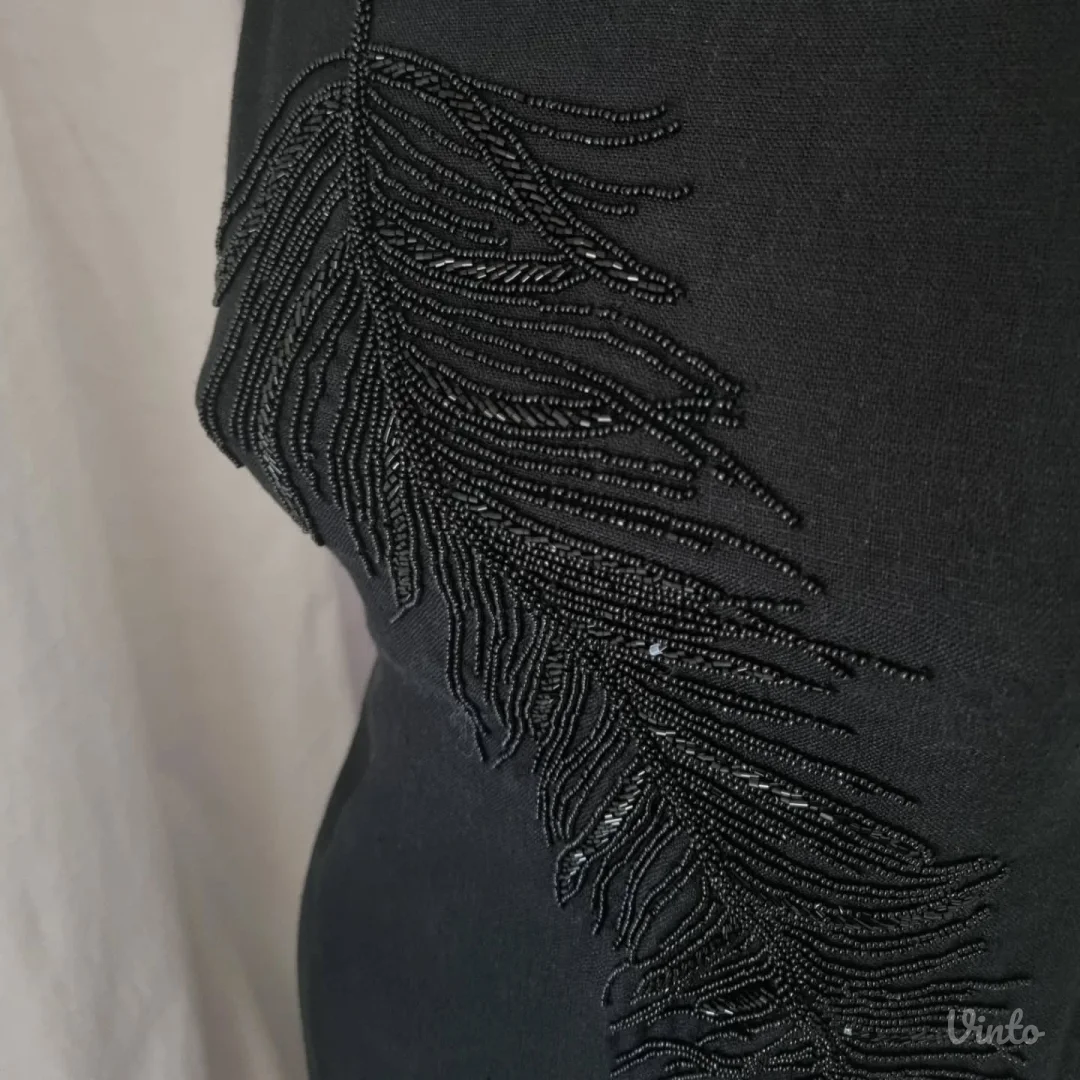Nova ZARA midi haljina sa perlicama XS