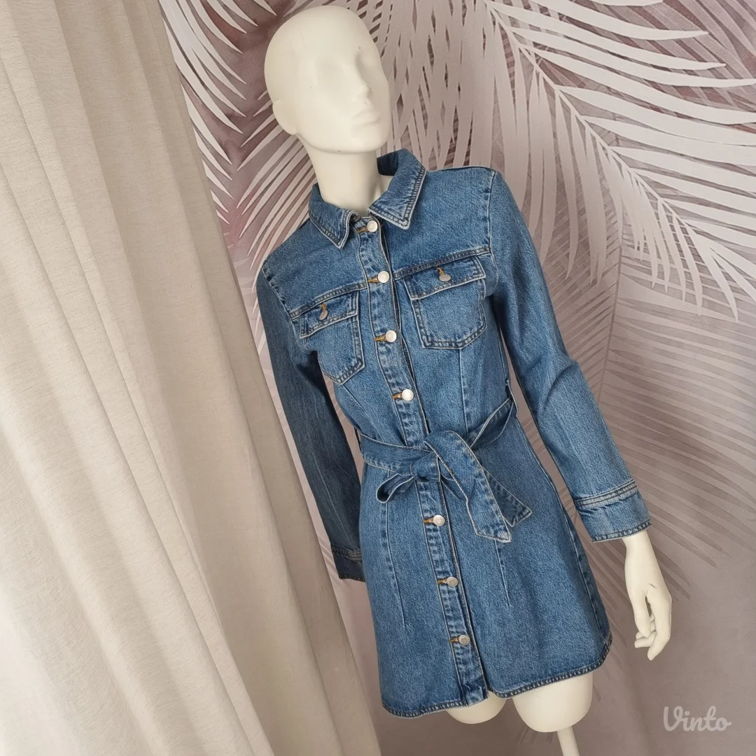 Nova ZARA jeans haljina sa etiketom