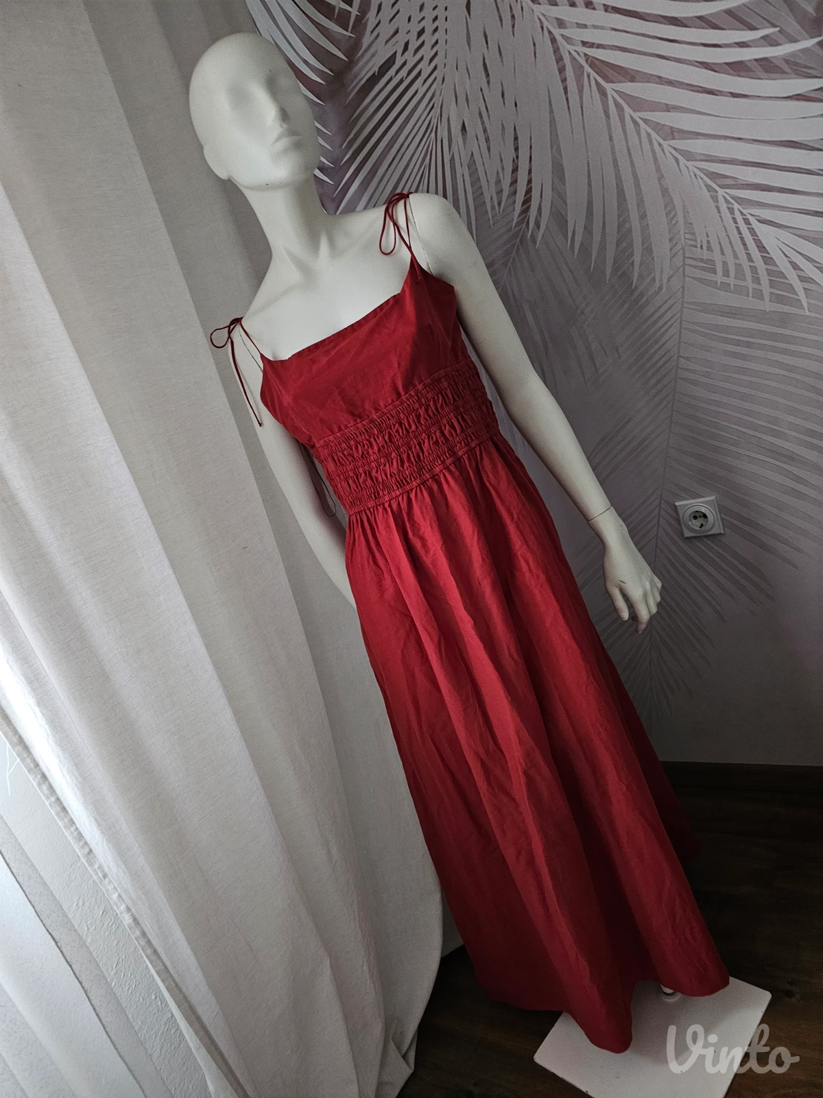 Nova zara midi haljina L vel 100% pamuk