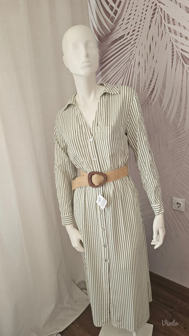 NOVA ZARA Midi letnja haljina sa kaišem