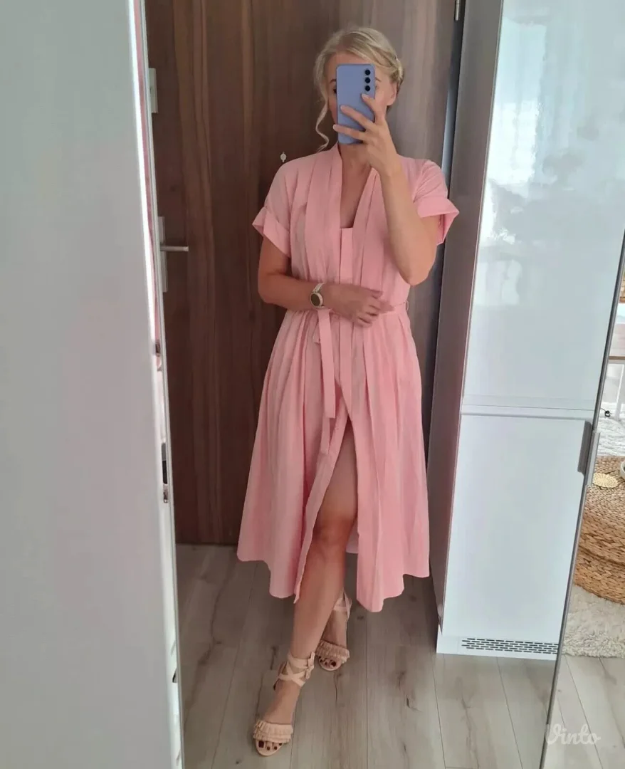 Nova ZARA midi haljina sa etiketom