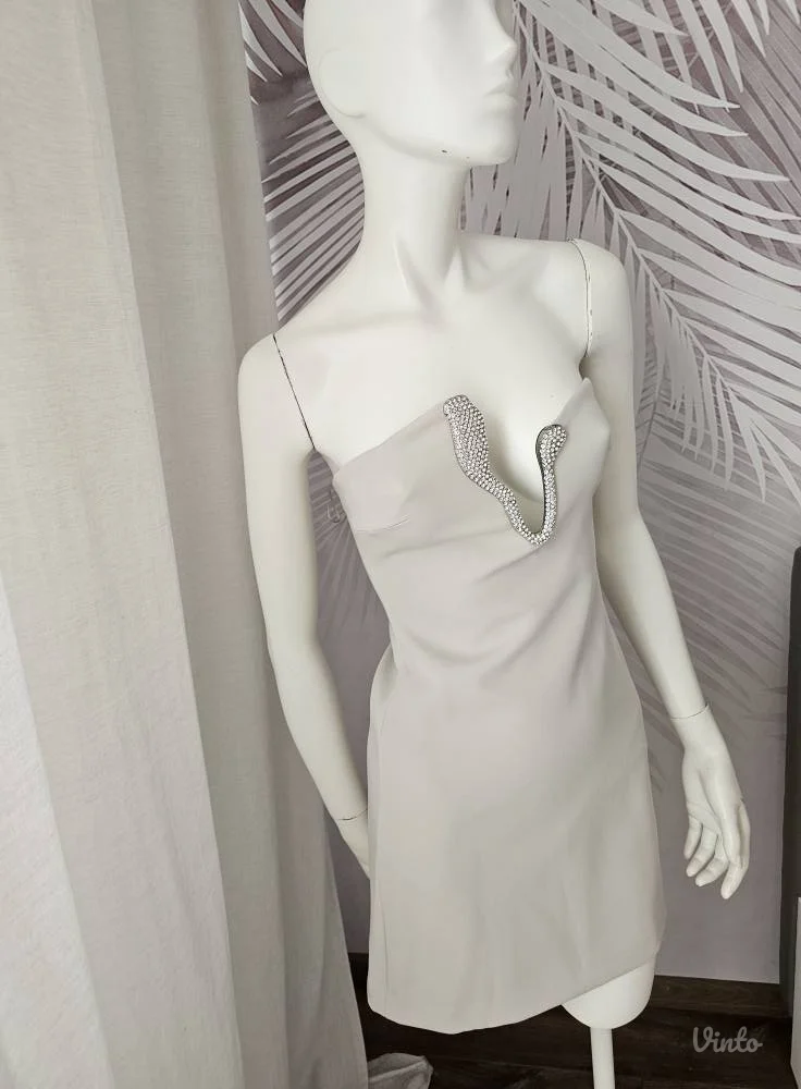 ZARA viralna haljina sa cirkonima – XS