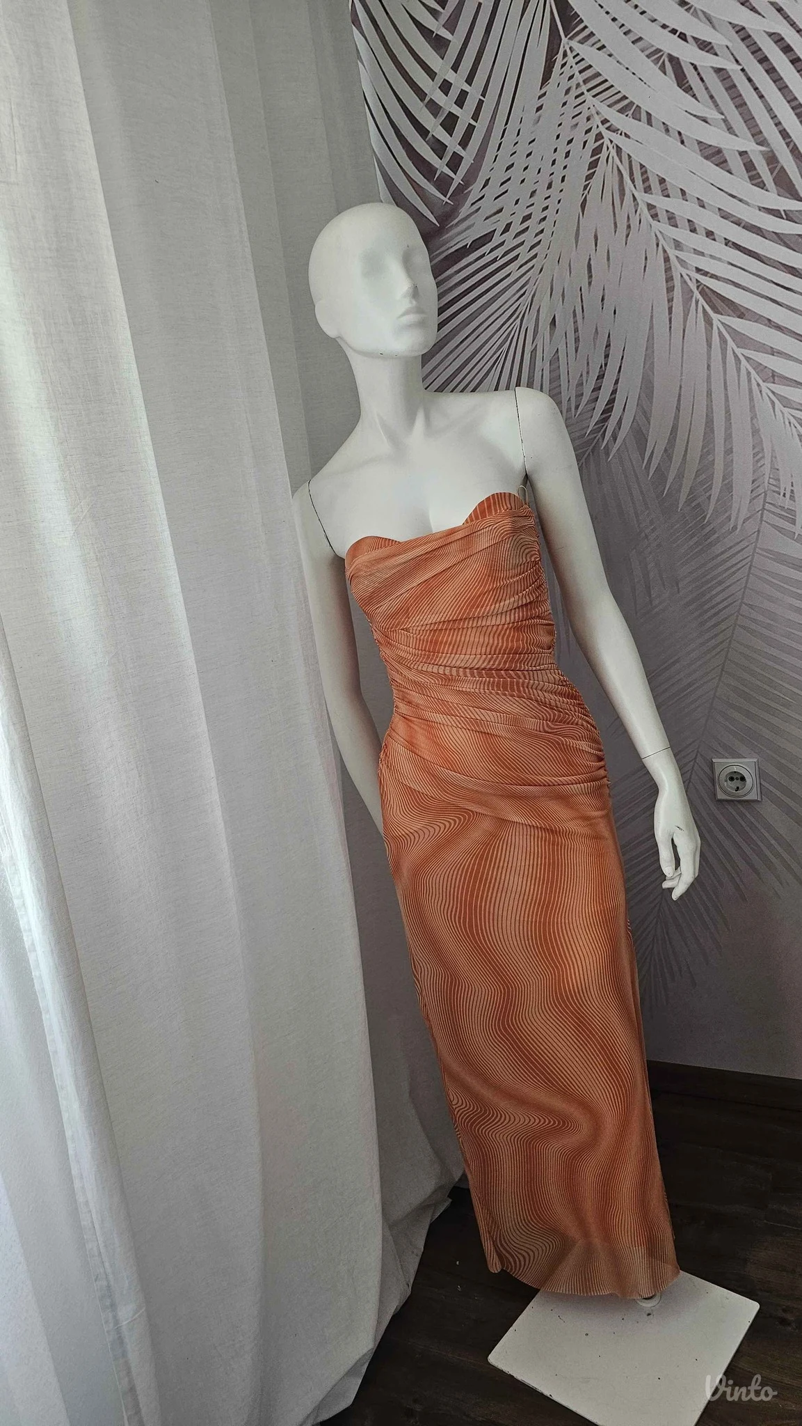 Nova ZARA midi korset haljina sa etiketom