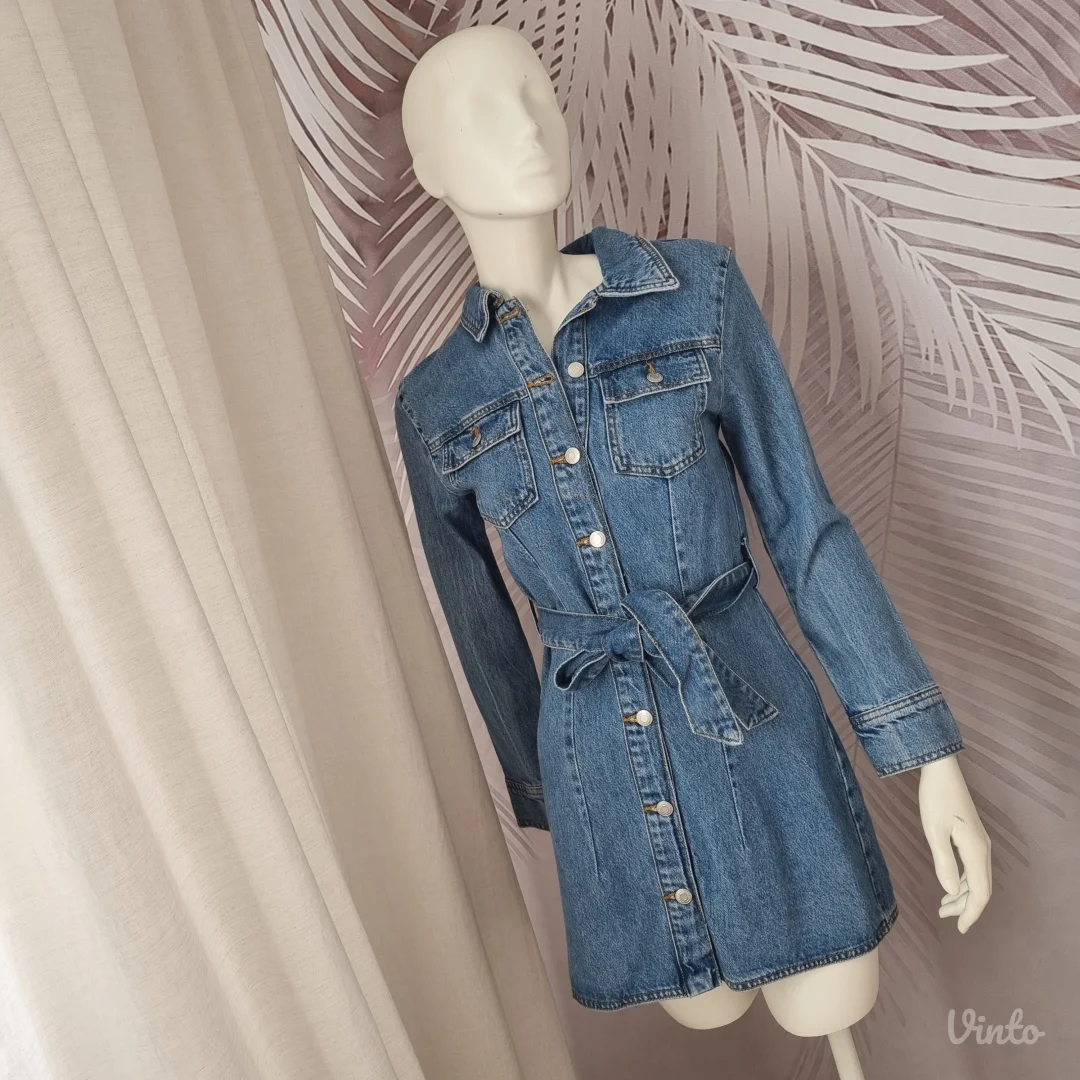 Nova ZARA jeans haljina sa etiketom