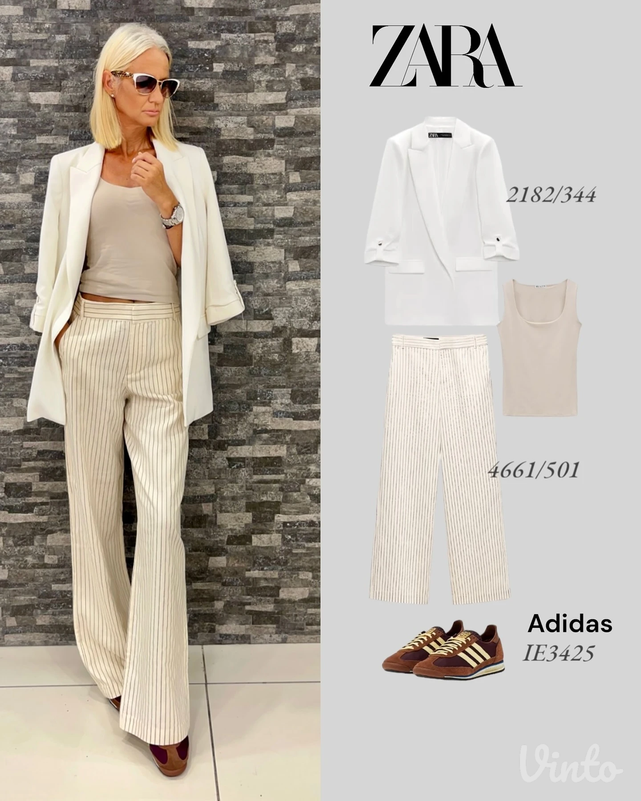 Nove Zara pantalone sa sitnim prugicama