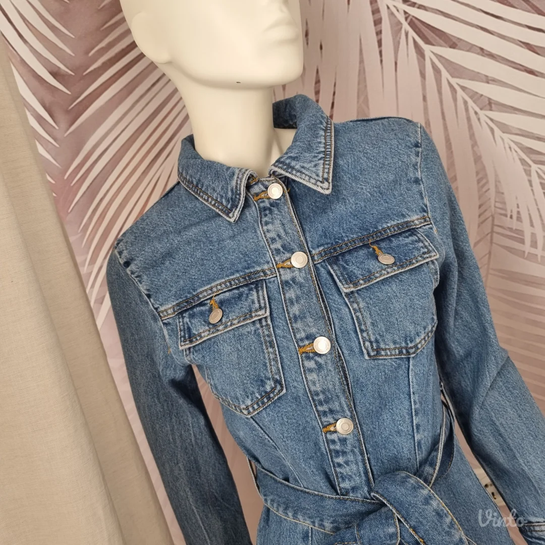 Nova ZARA jeans haljina sa etiketom