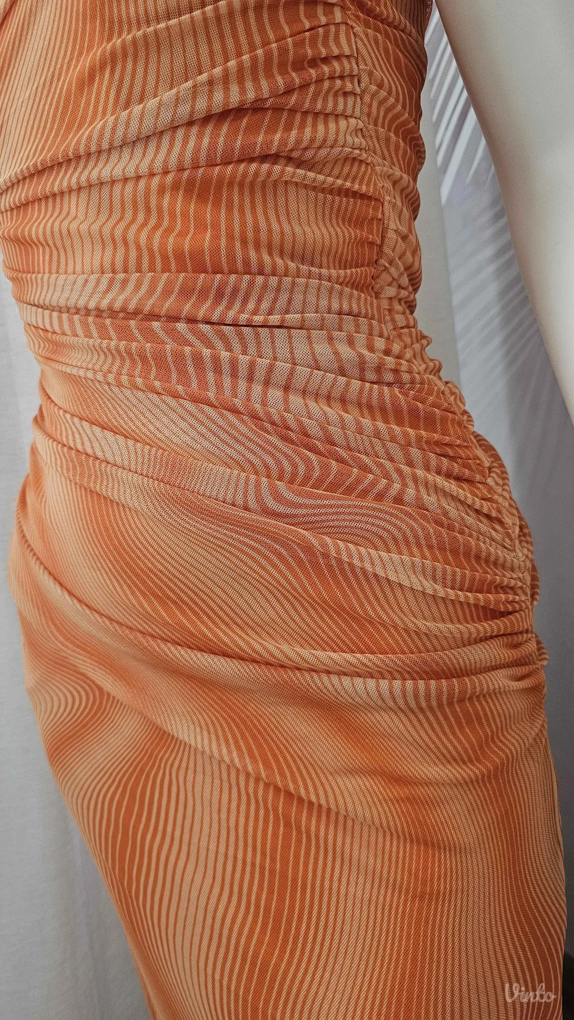 Nova ZARA midi korset haljina sa etiketom