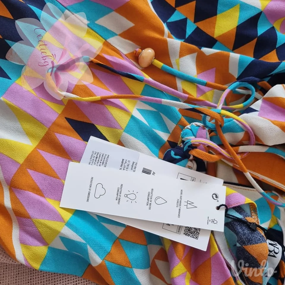 Nova Zara haljina 100% viskoza L vel