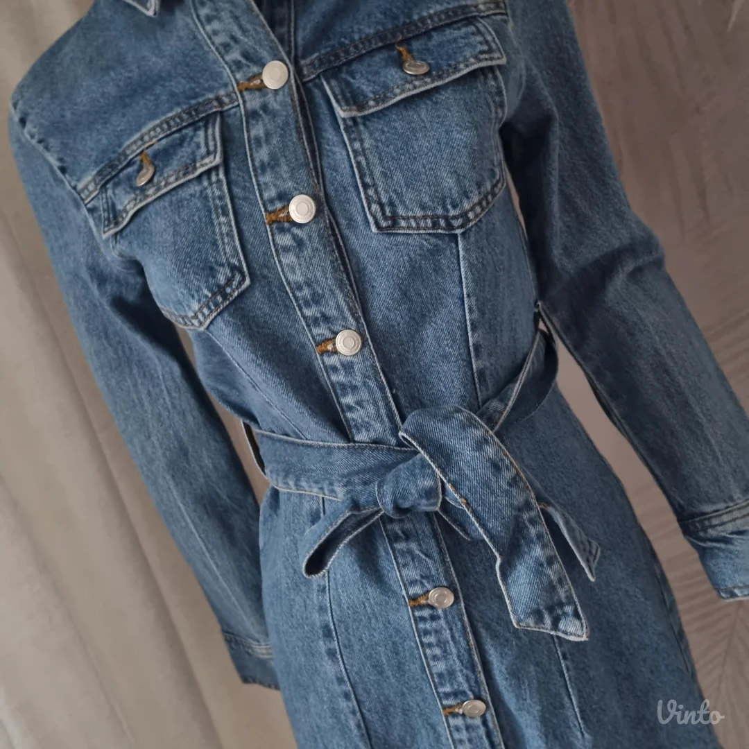 Nova ZARA jeans haljina sa etiketom
