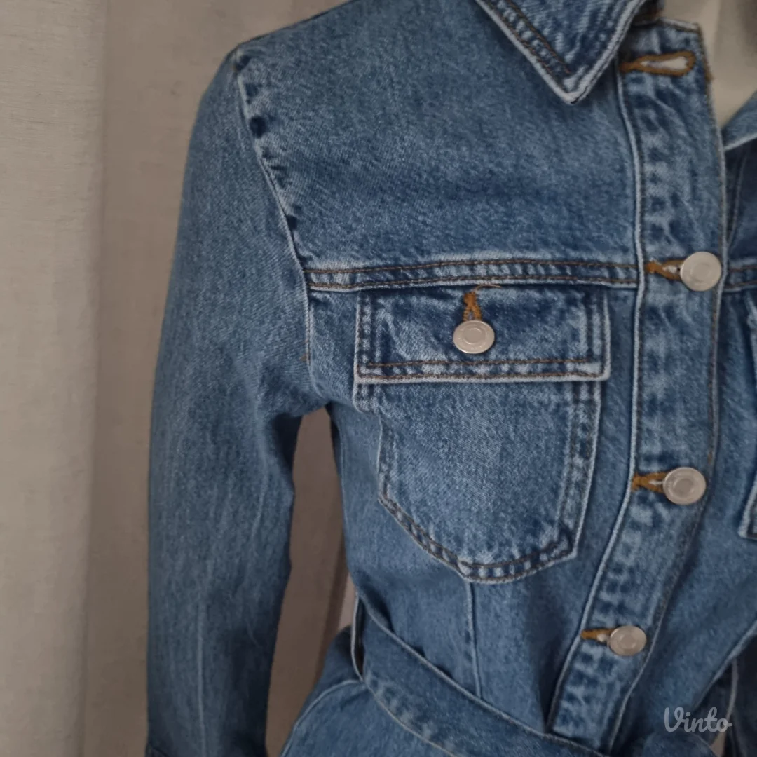Nova ZARA jeans haljina sa etiketom