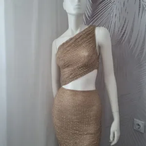 Elegantni svečani komplet od čipke sa kristalima – VIRALNI MODEL