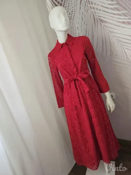 nova zara haljina rupicasti vez