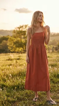 Nova zara midi haljina L vel 100% pamuk