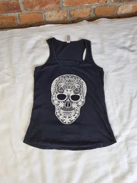 B&C Patti majica sa kosturskom glavom-skull