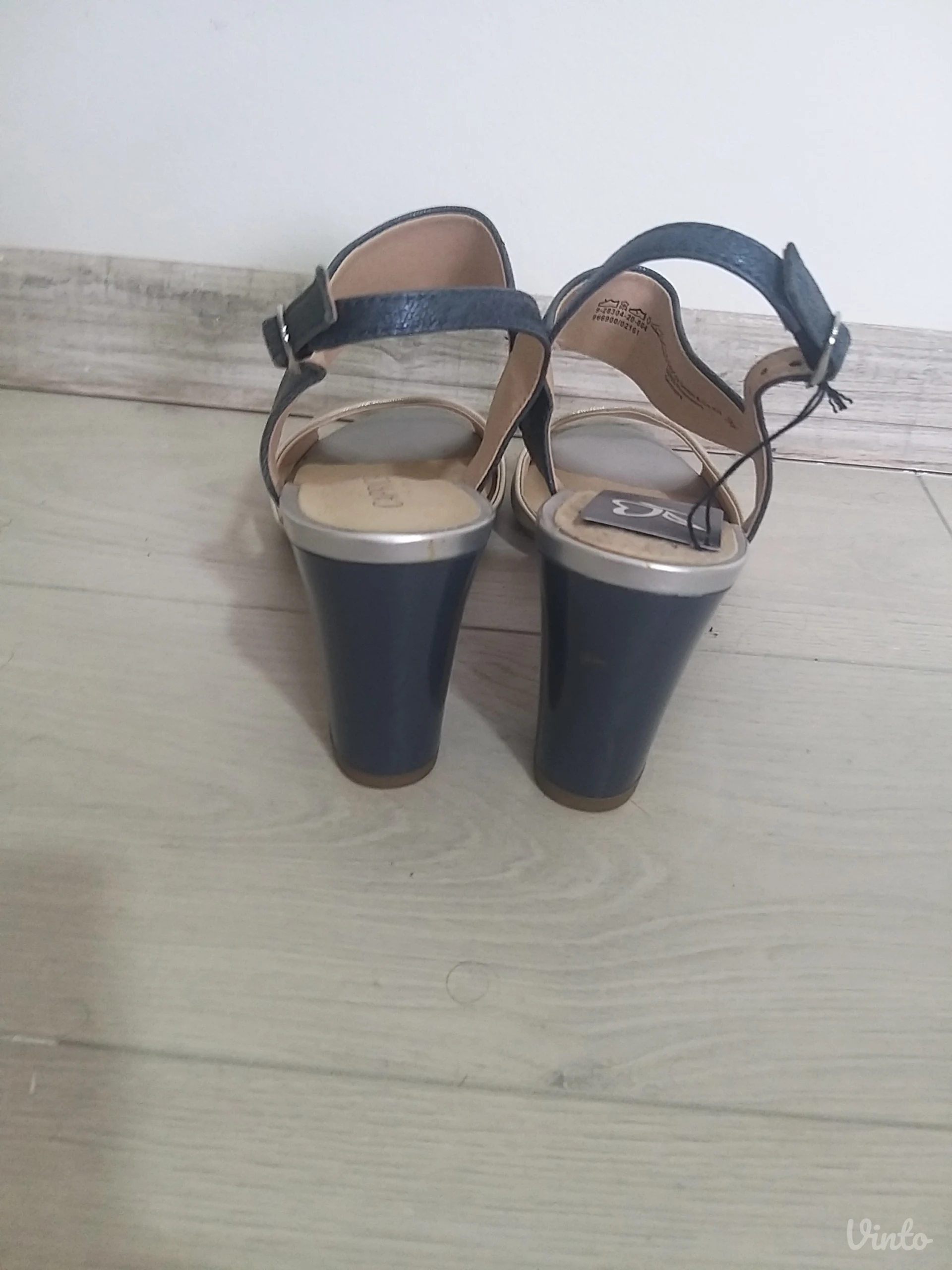 Caprice kožne sandale sa štiklom