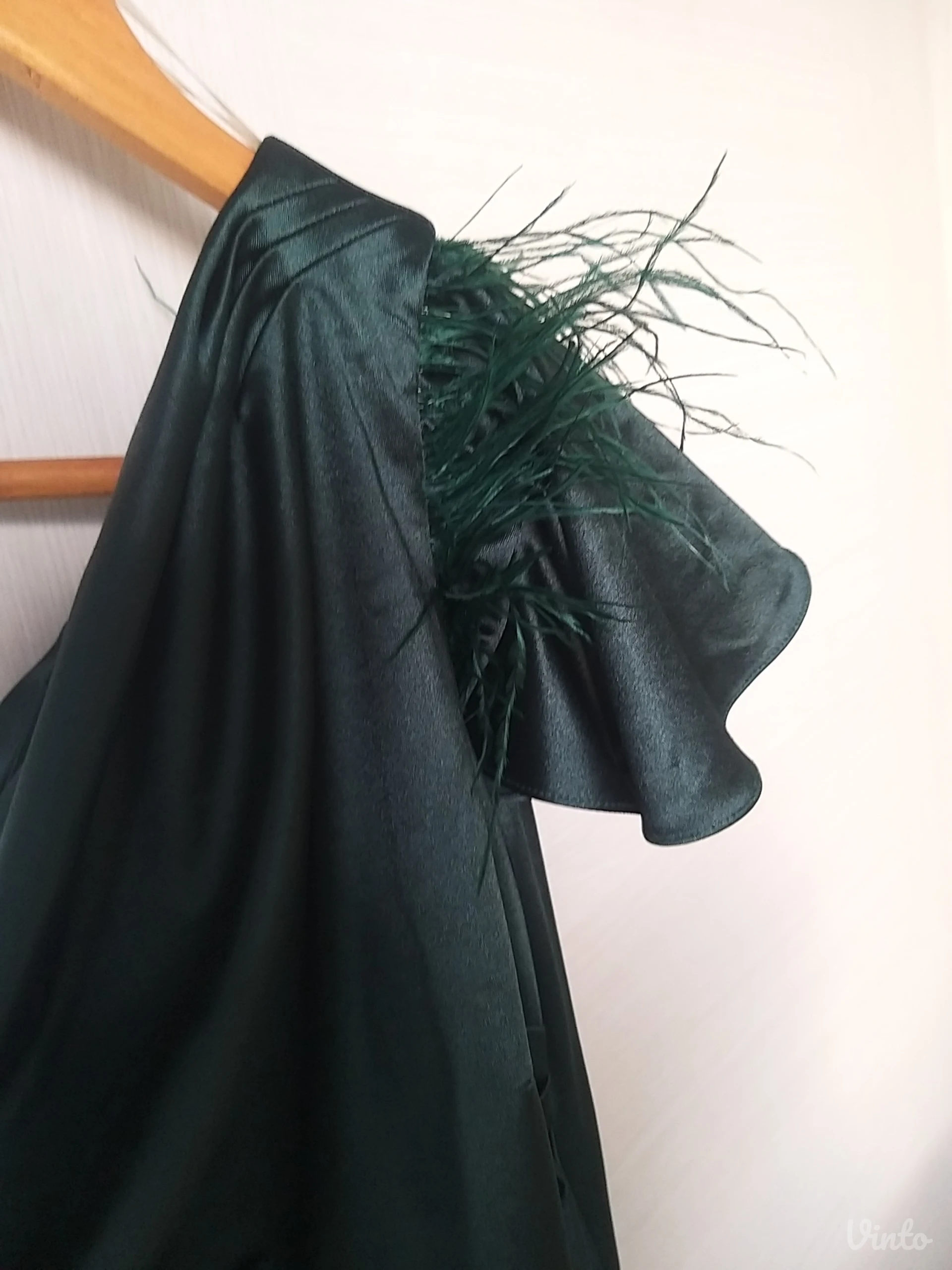 Maslinasta elegantna haljina