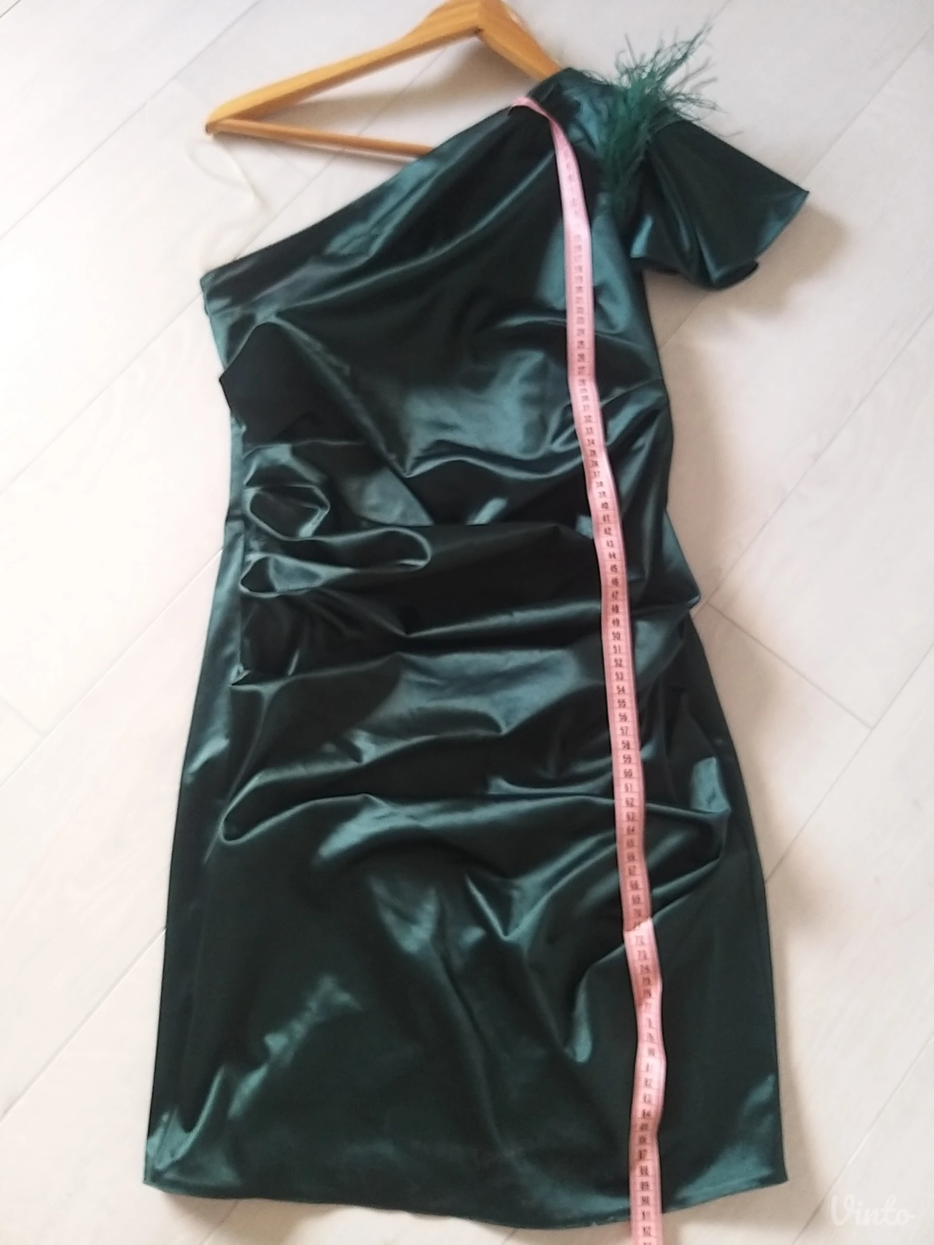 Maslinasta elegantna haljina
