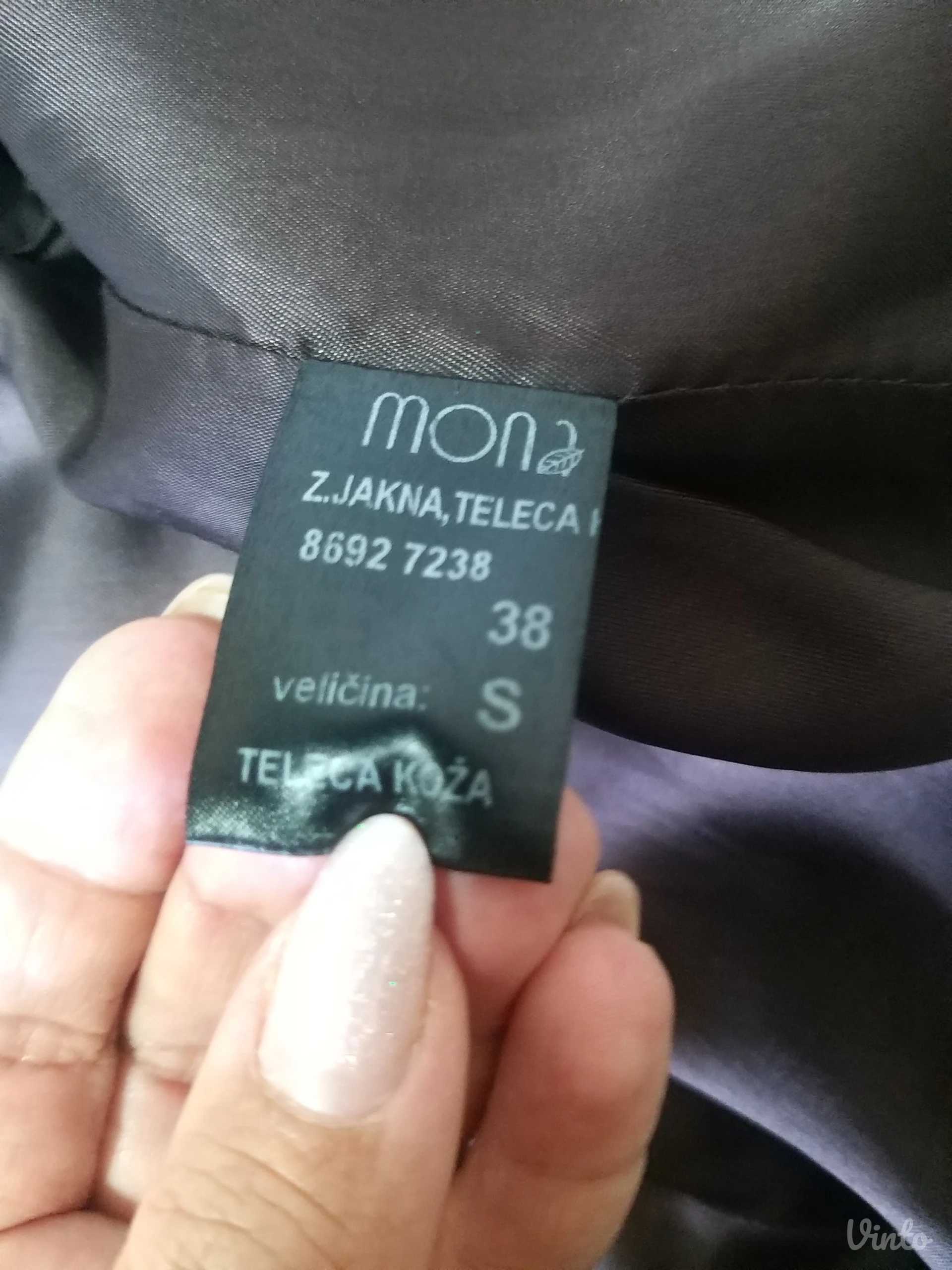MONA ženska kožna jakna