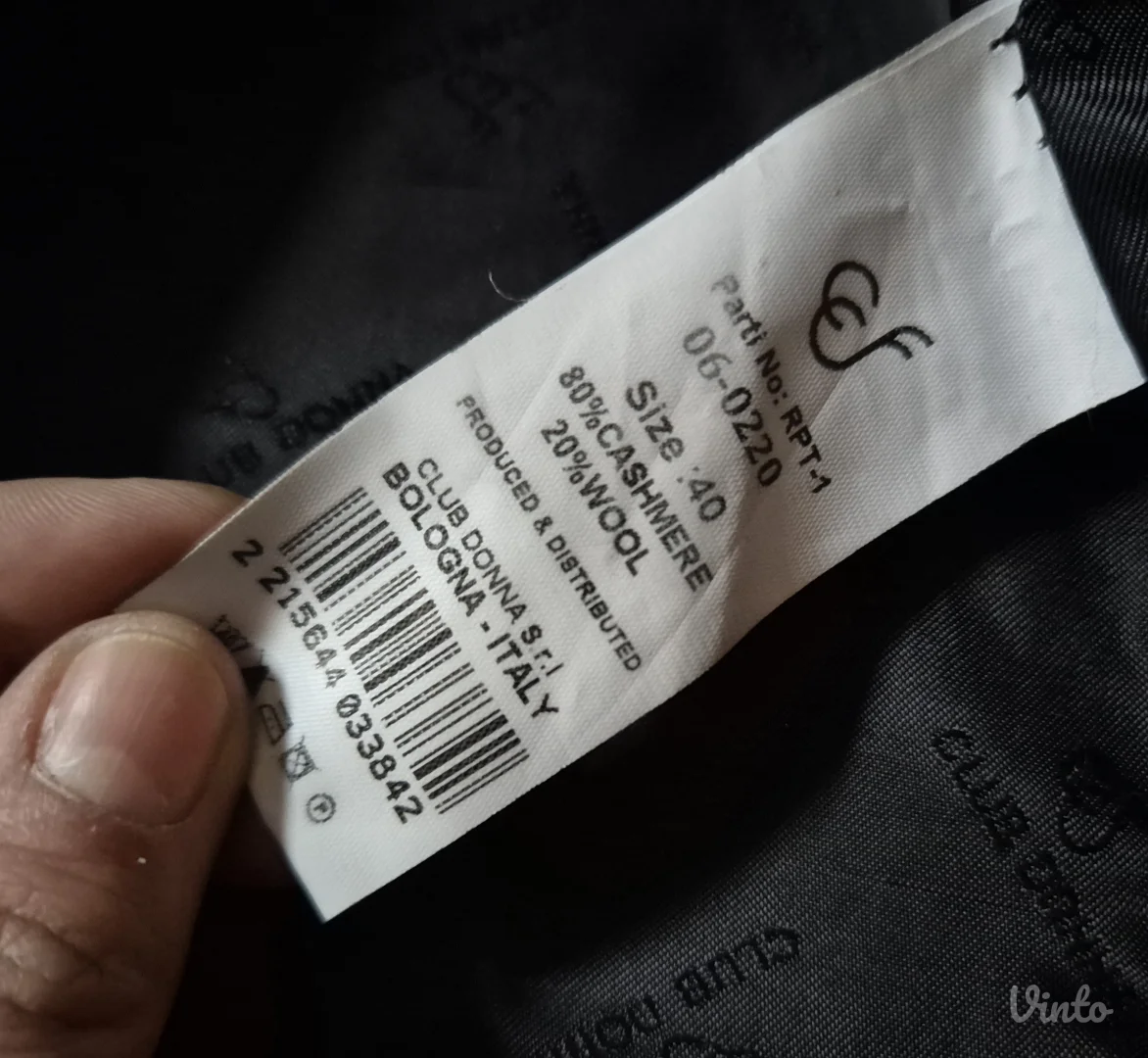 DONNA club exkluzivan kaput od kasmira i krzna