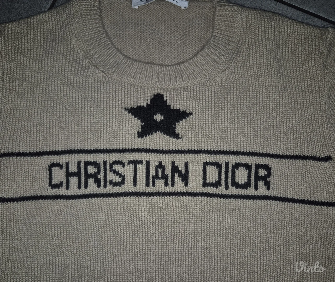 Christian dior dzemper 100% kasmir