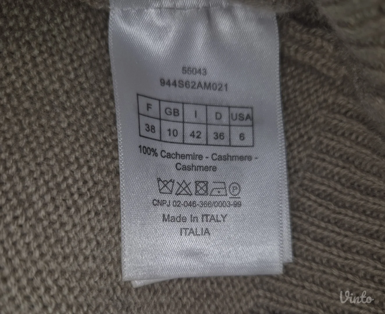 Christian dior dzemper 100% kasmir