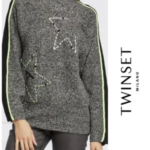 Twin set sjajan dzemper