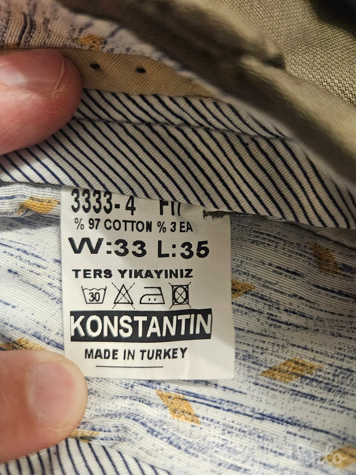 Muske elegantne pantalone KONSTANTIN