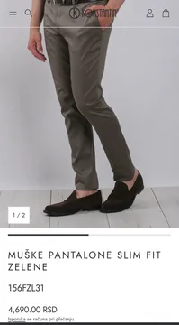 Muske elegantne pantalone KONSTANTIN