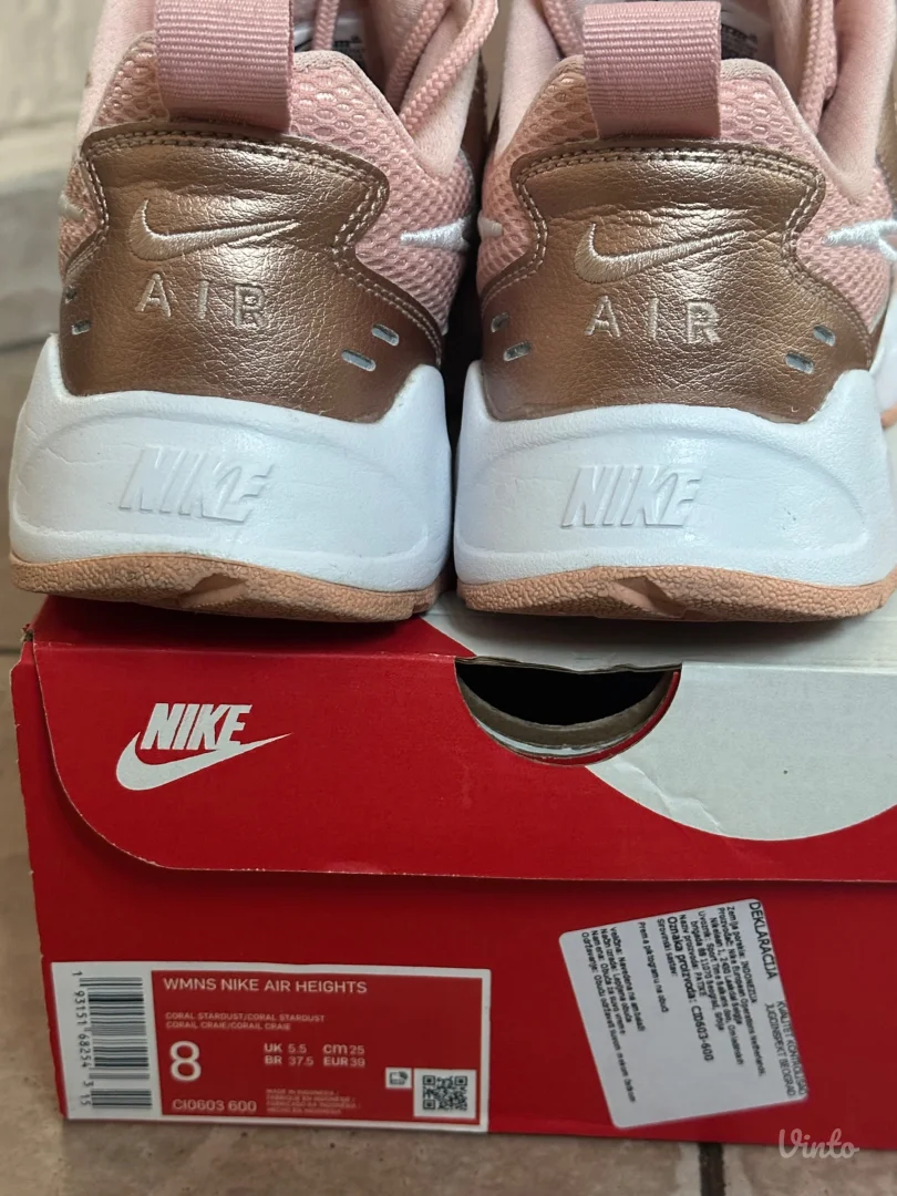 PATIKE NIKE AIR HEIGHTS CORAL U ROZE BOJI 39 BROJ