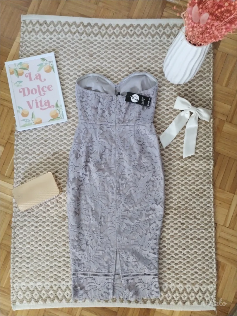 Nova čipkana elegantna haljina