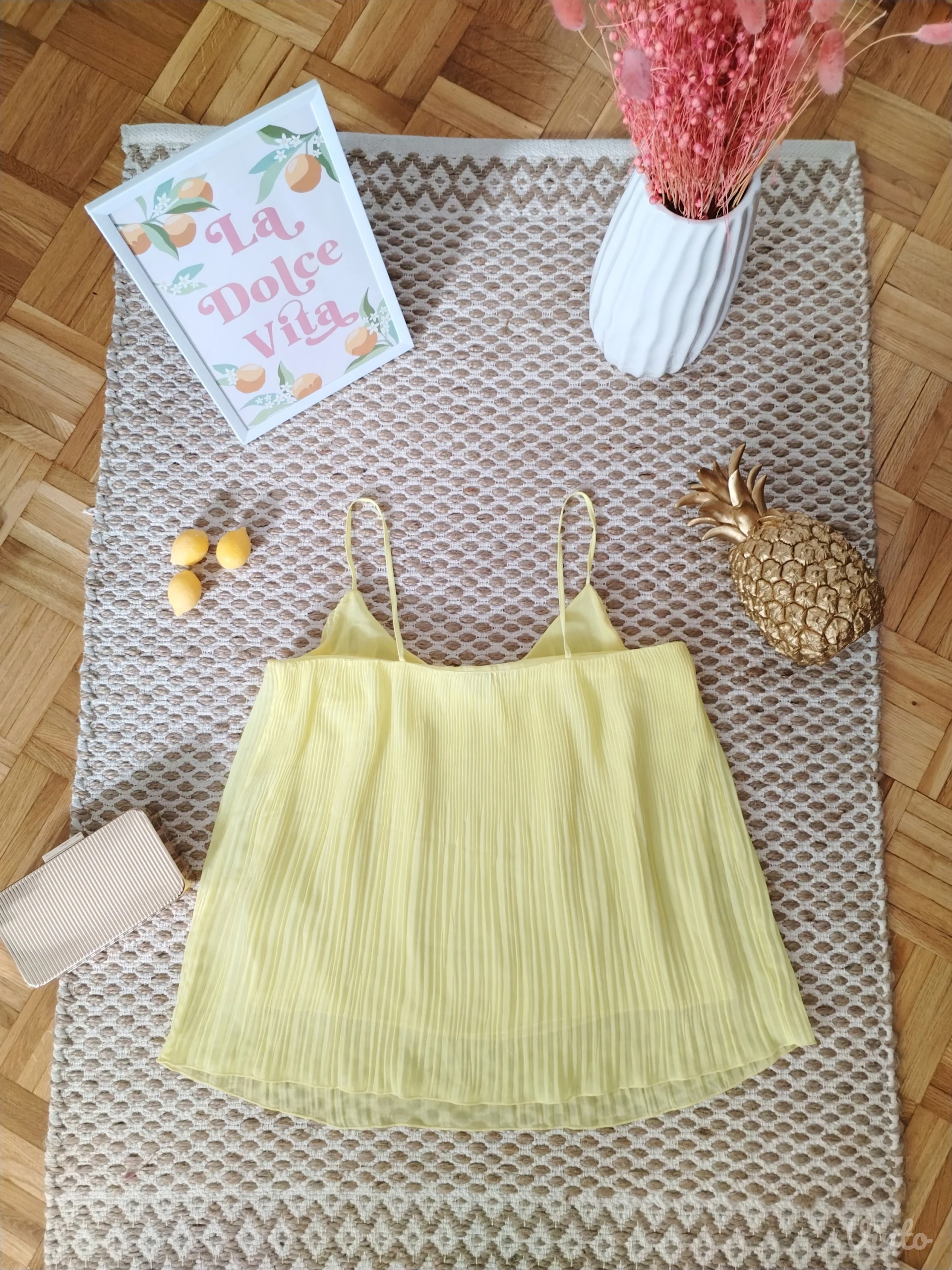 H&M plisirana bluza 36/38