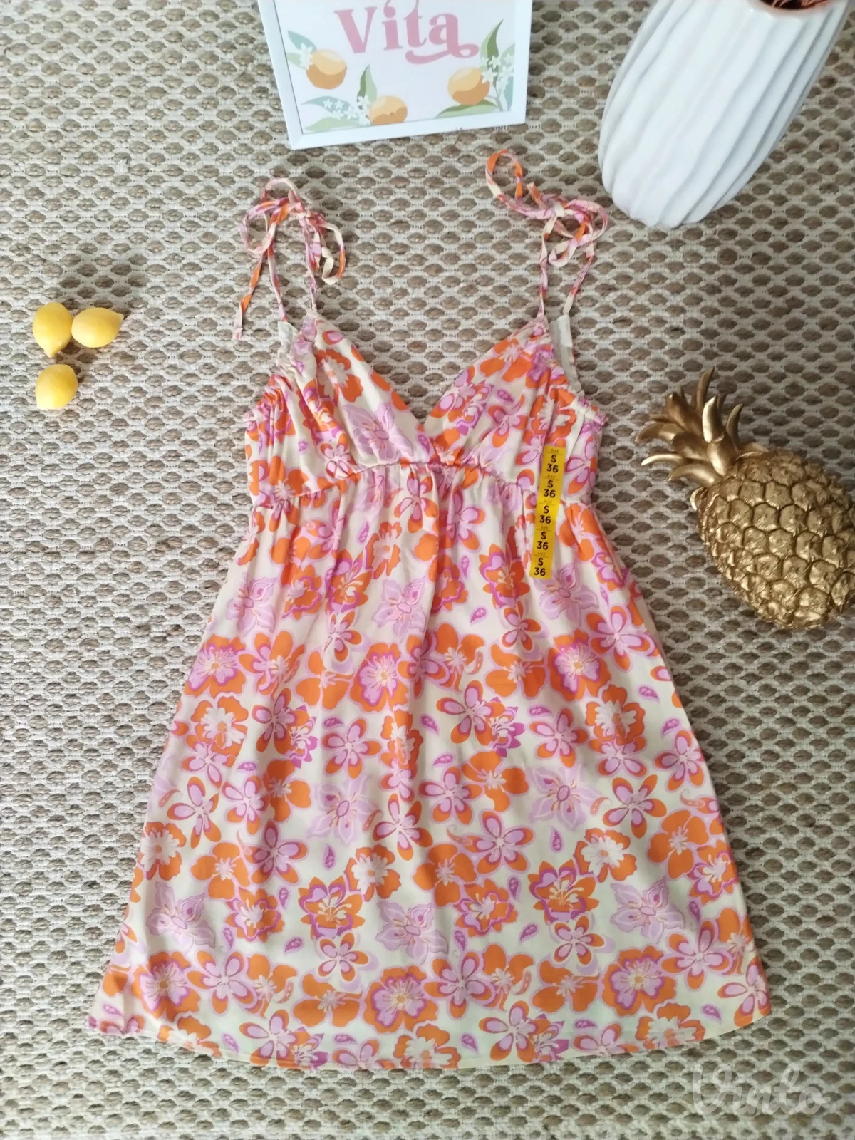 Pull and Bear haljina od viskoze XS/S