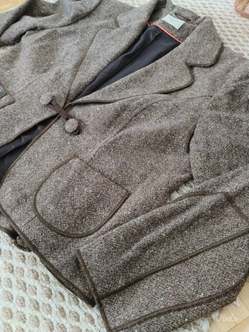 Unikatni vintage sako od vune, vel. 44/46