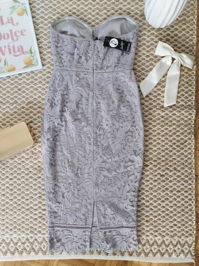 Nova čipkana elegantna haljina