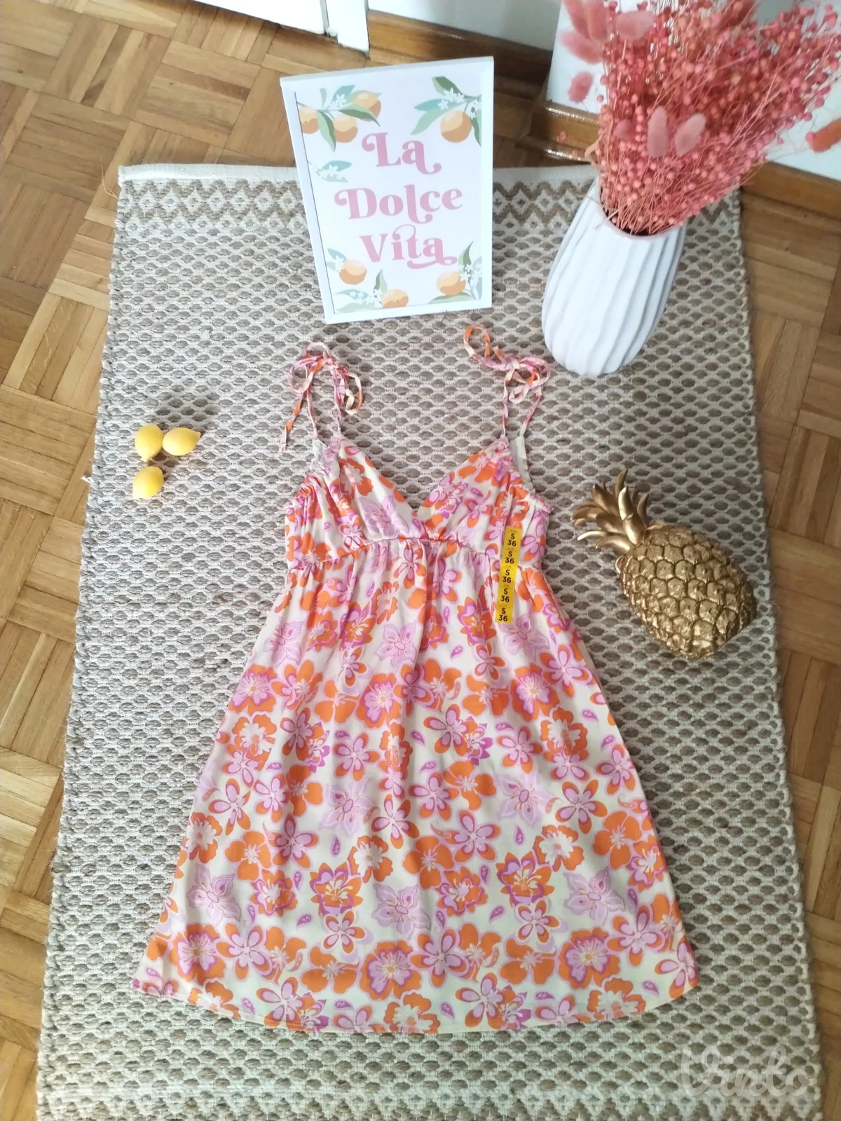 Pull and Bear haljina od viskoze XS/S