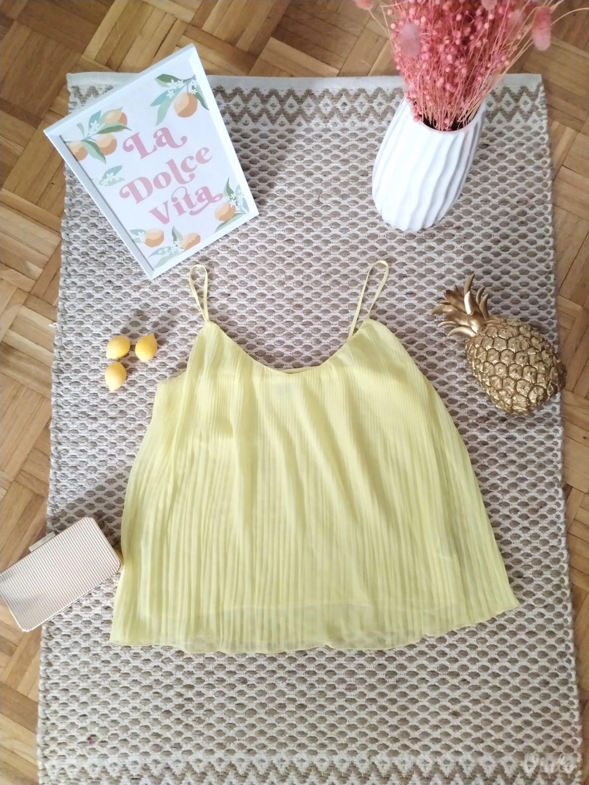 H&M plisirana bluza 36/38