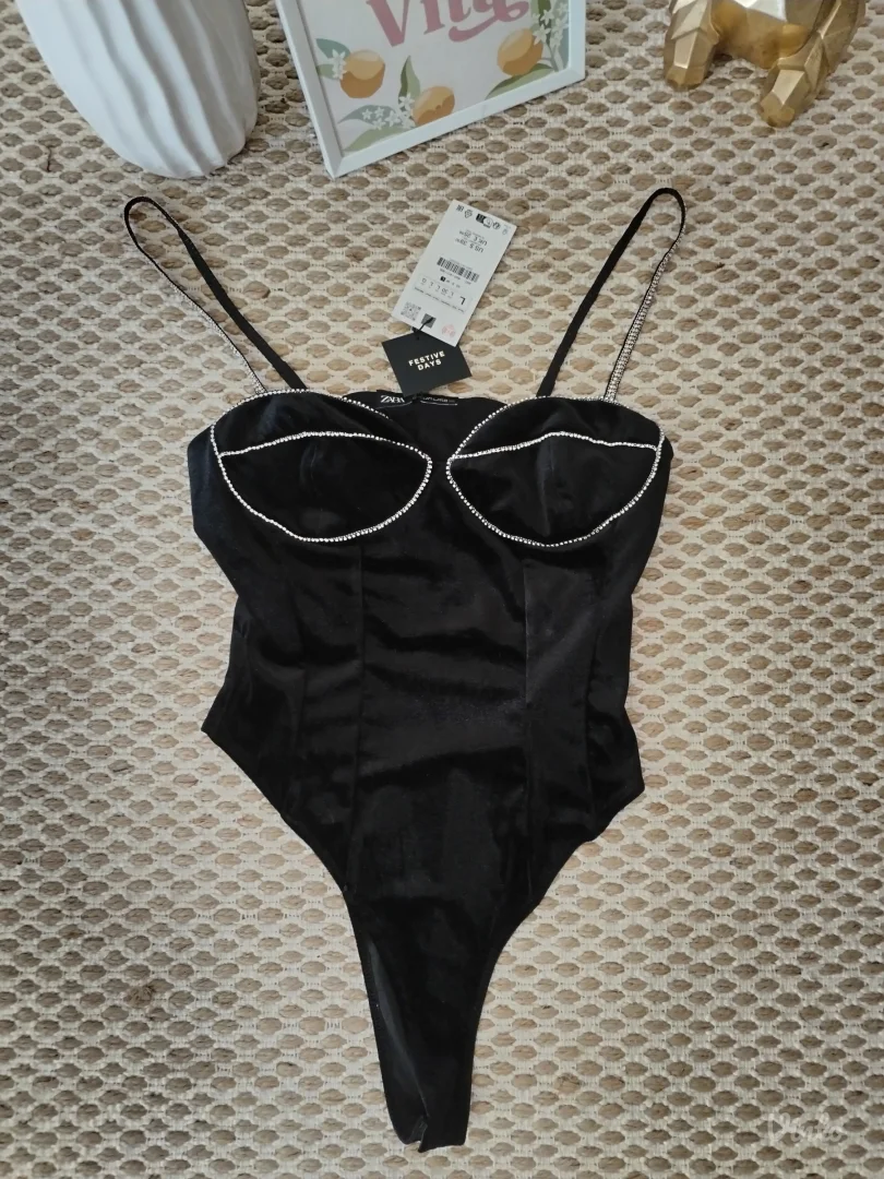 Zara novi plišani bodi M/L