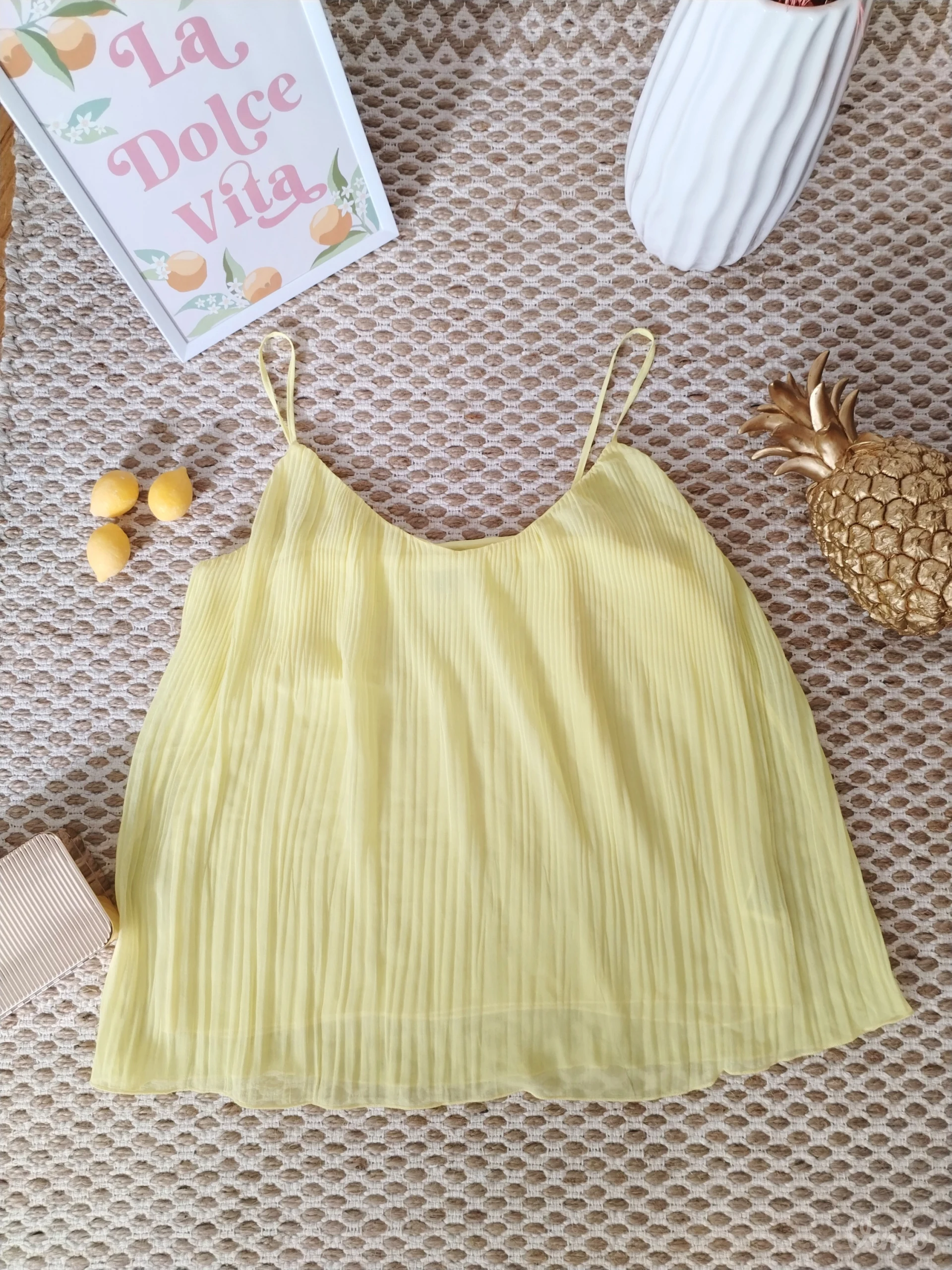 H&M plisirana bluza 36/38