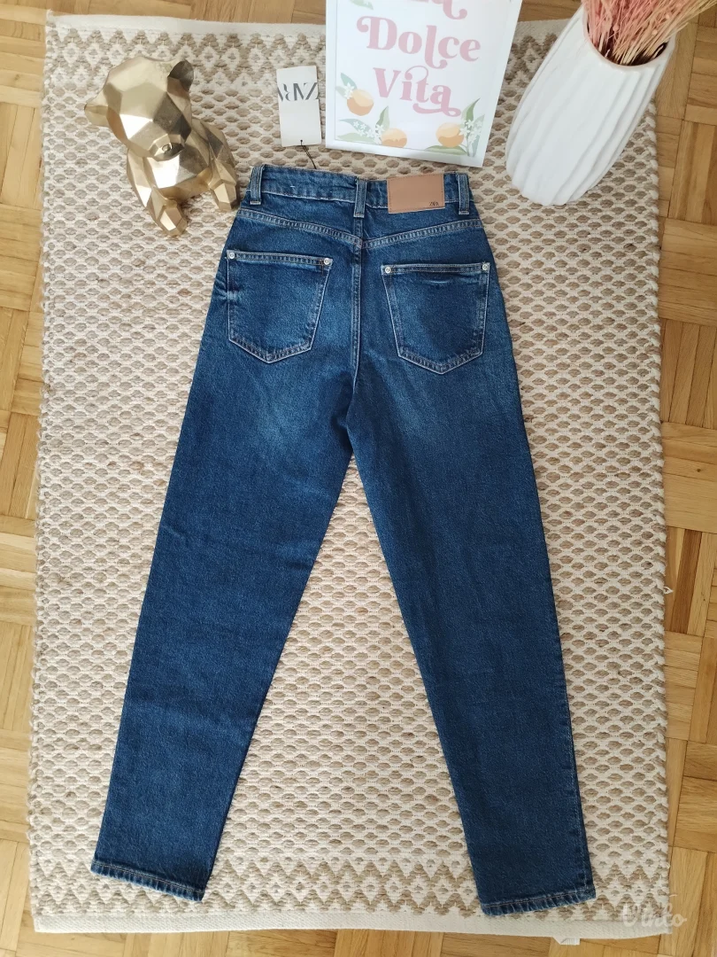 Zara nove mom slim fit farmerke