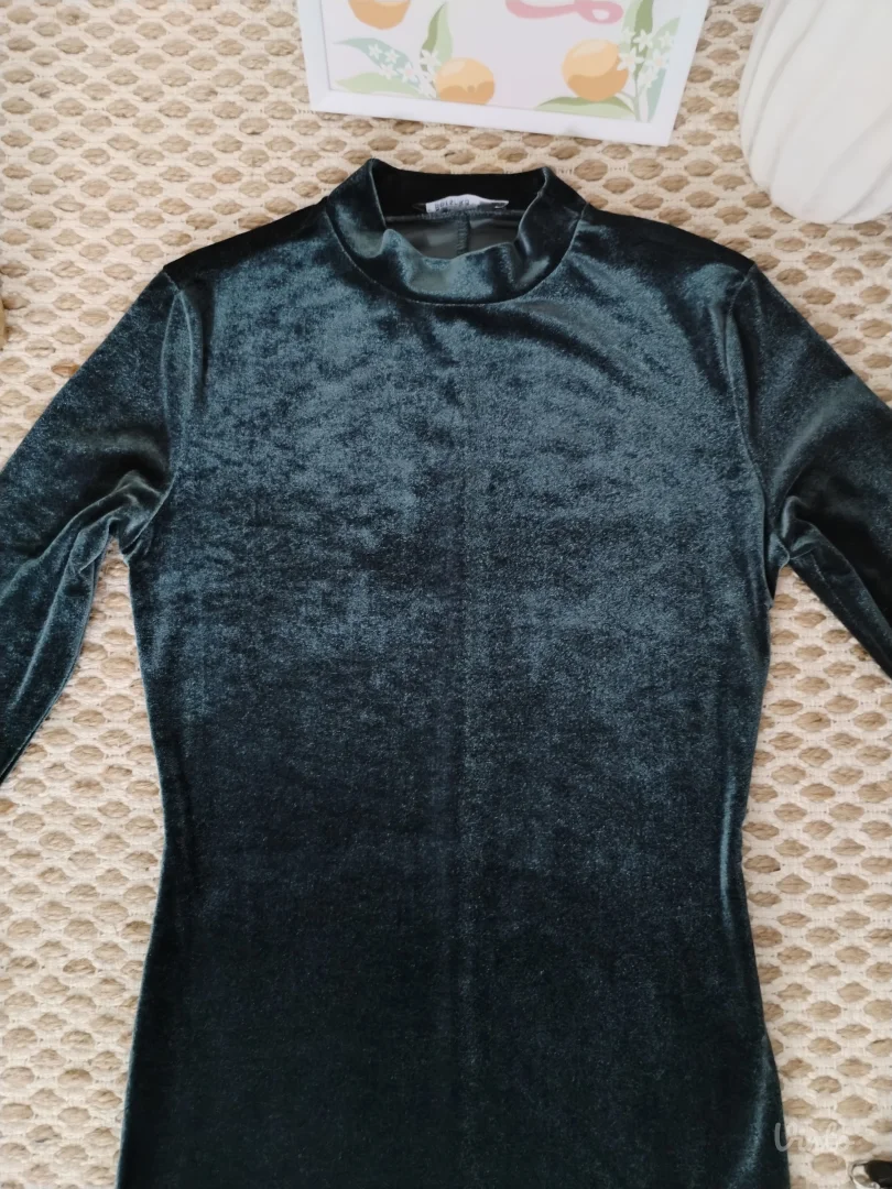 Bershka plišana haljina