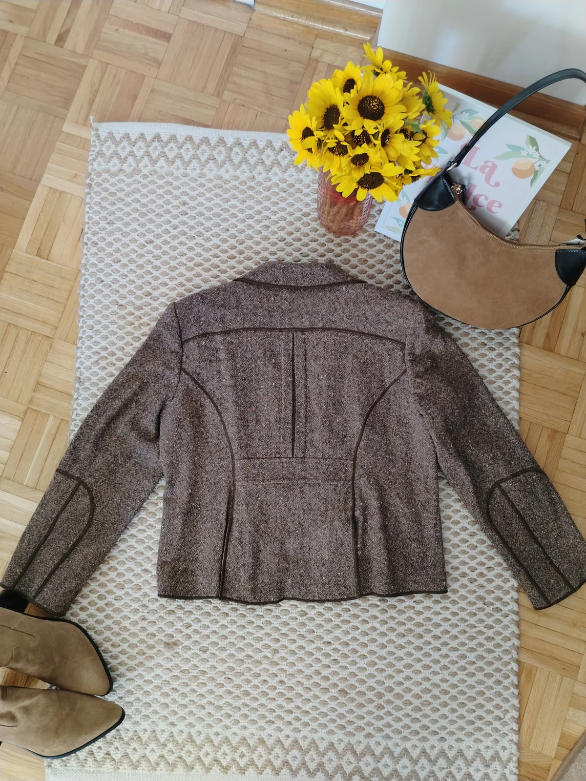 Unikatni vintage blejzer sa vunom 44/46