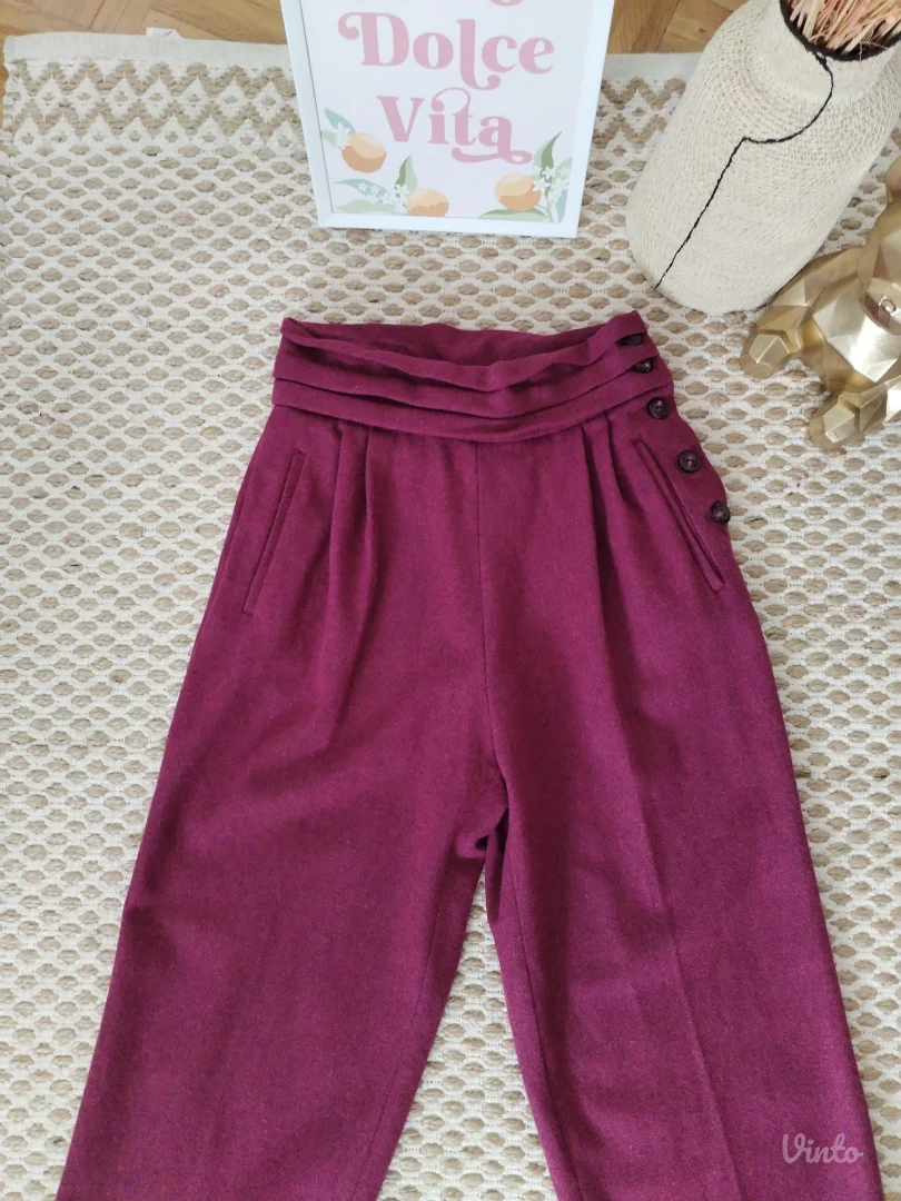Vunene vintage pantalone XS/S