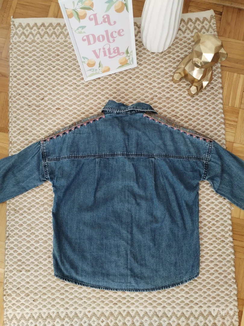 New Yorker boho teksas košulja-natkošulja S/M