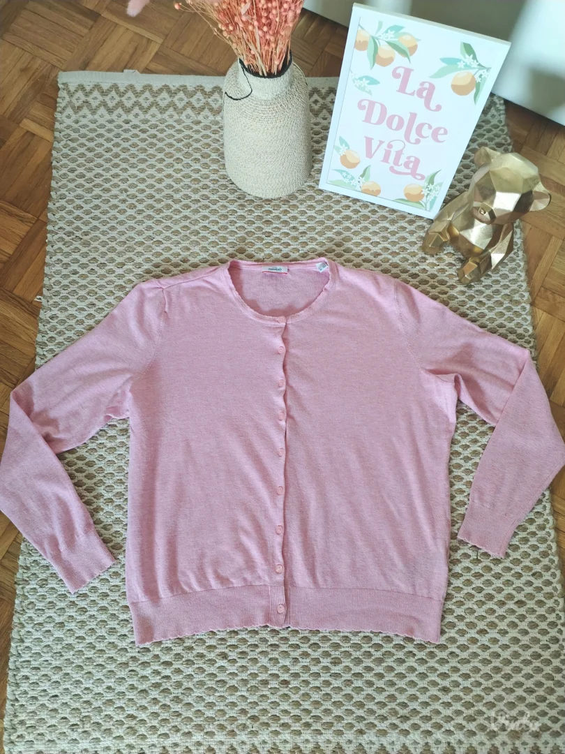 Kardigan sa reckavim porubima 44/46