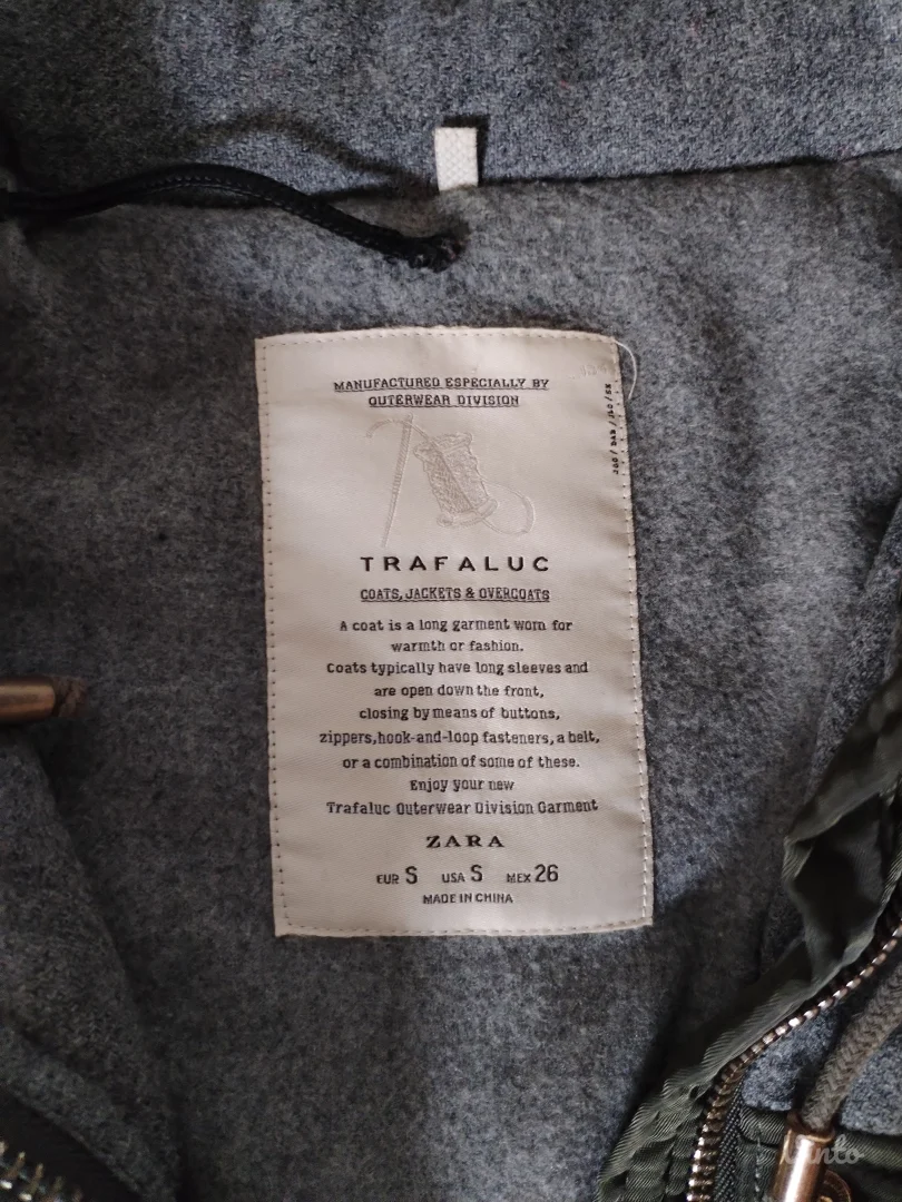 Zara top zimska jakna S/M