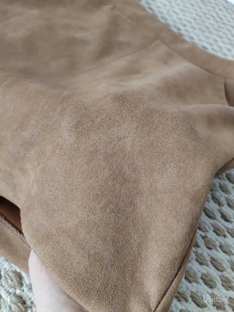 Vero Moda suknja od veštačkog antilopa XS/S