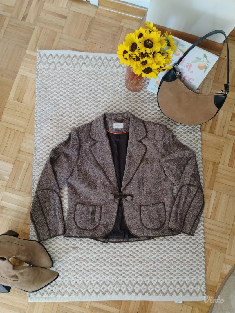 Unikatni vintage sako od vune, vel. 44/46