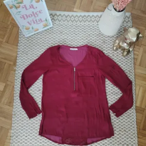 Bershka satenska bluza XS/S